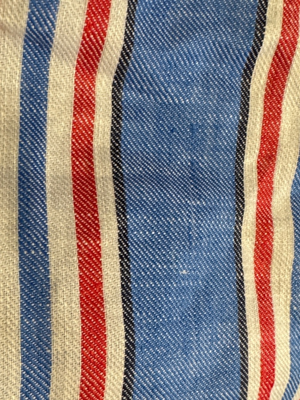 Boden Marylebone Red, White & Blue Striped Linen Blazer US Size 10 - Picture 10 of 11